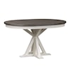Liberty Furniture Allyson Park 5-Piece Pedestal Table Set