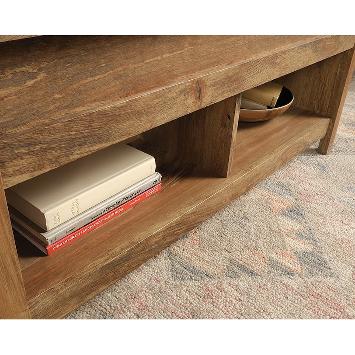 Sauder Cannery Bridge Lift-Top Coffee Table