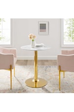 Modway Verne Verne 36" Round Terrazzo Dining Table