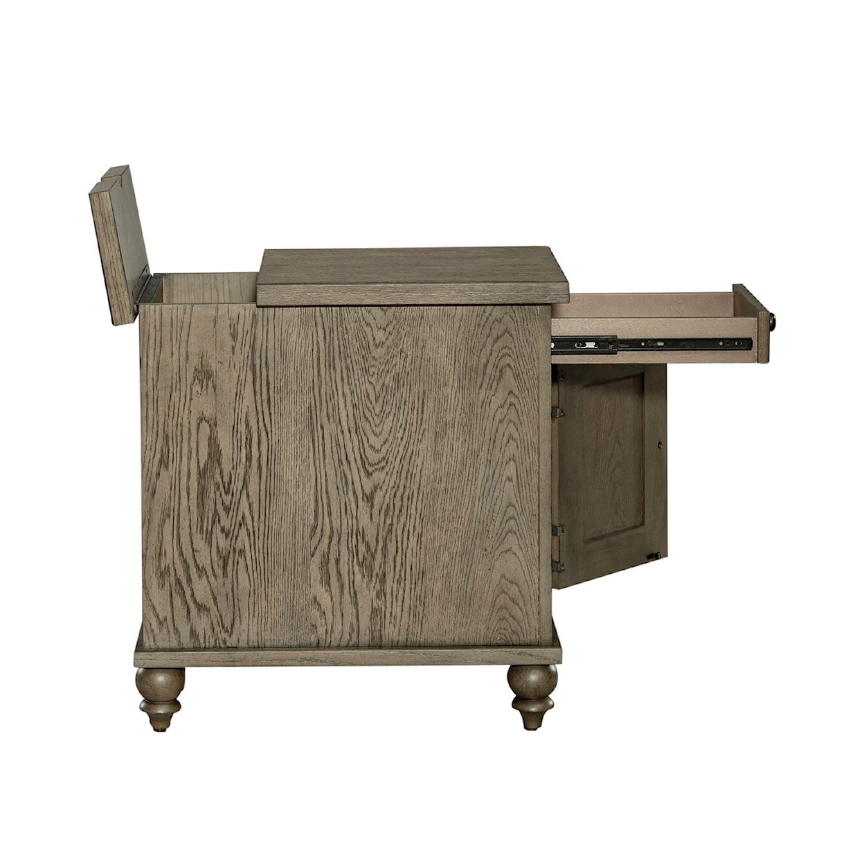 Liberty Furniture Americana Farmhouse Single-Door Chairside Table