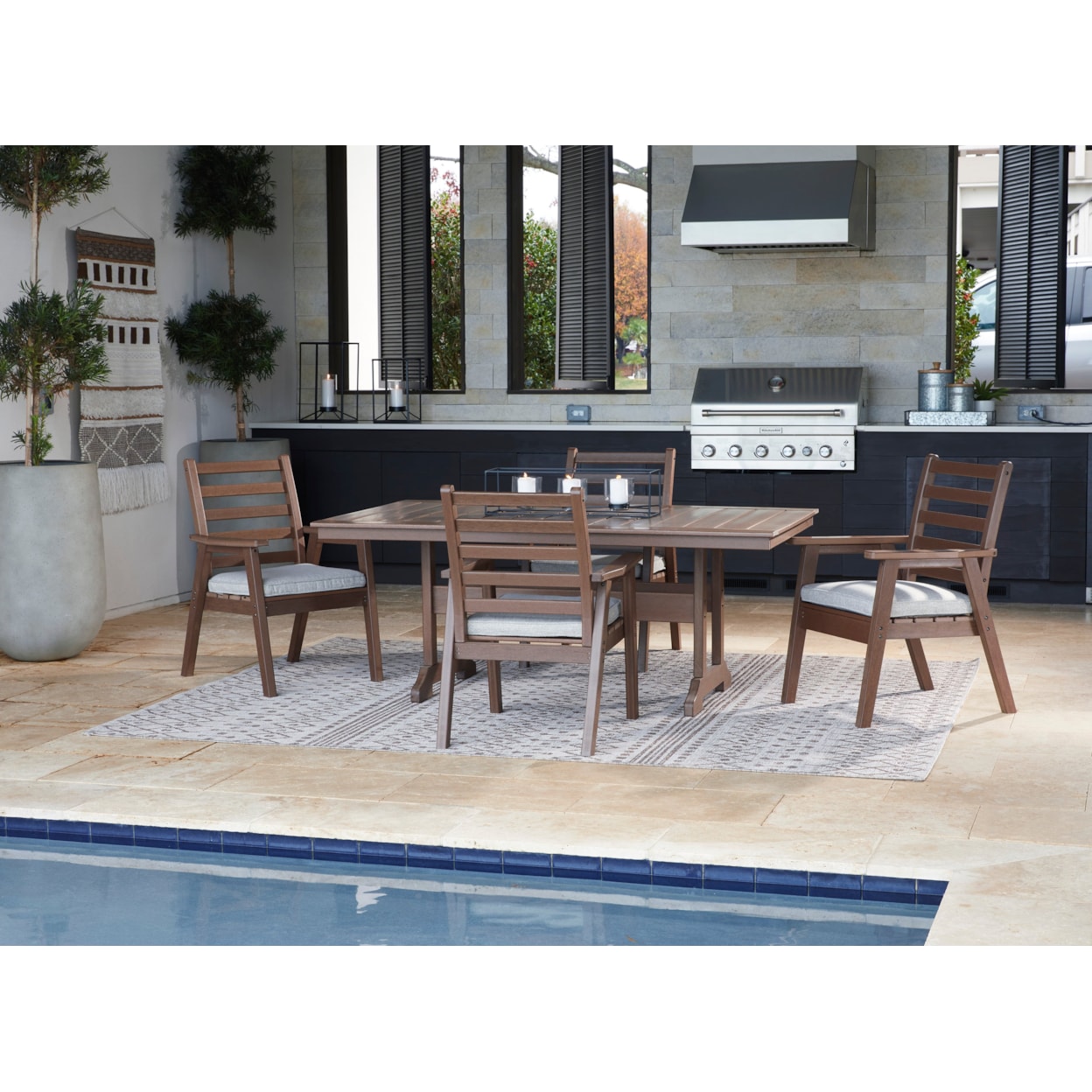 Ashley Signature Design Emmeline Outdoor Dining Table