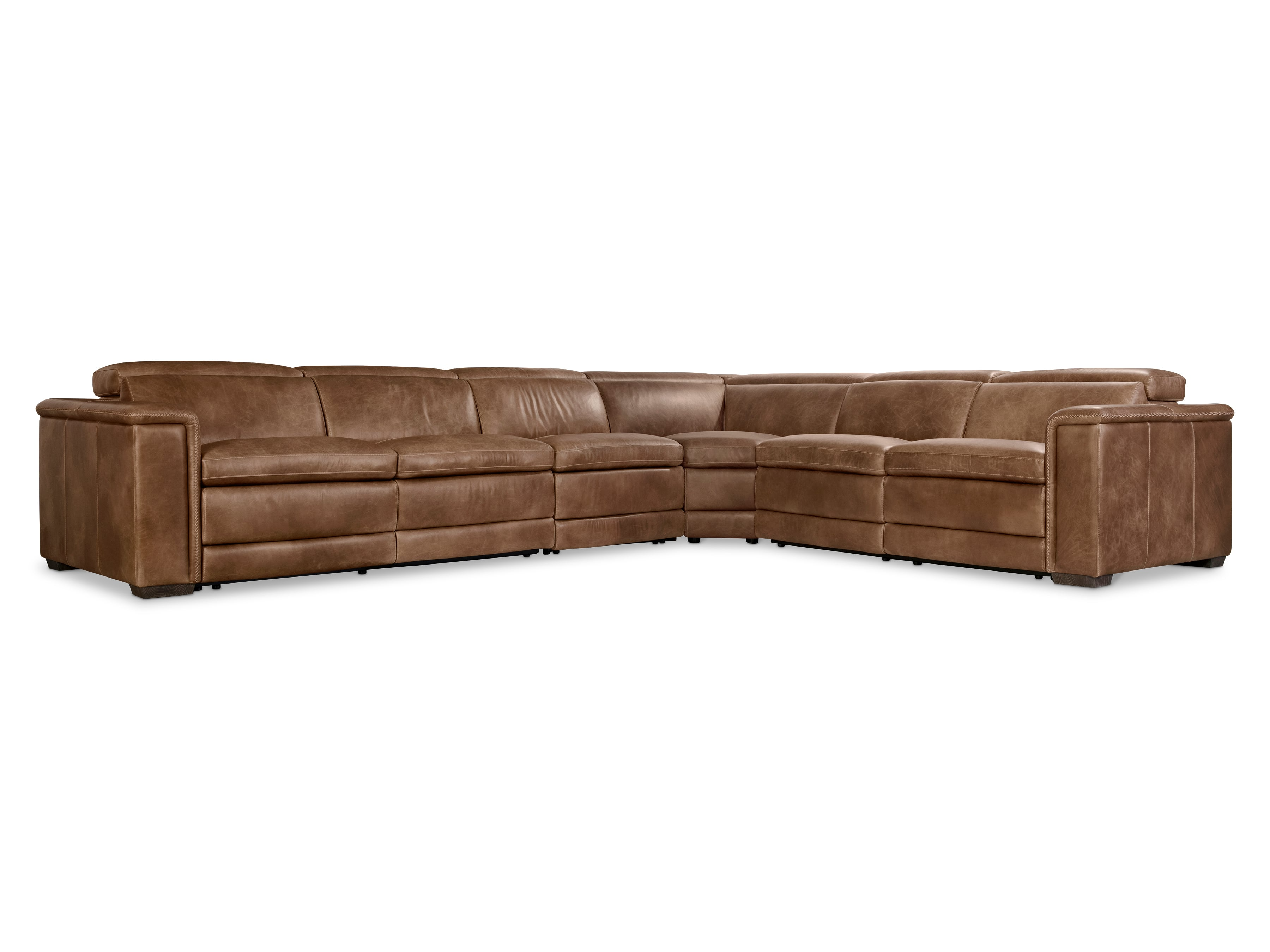 Lioni Leather Sectional