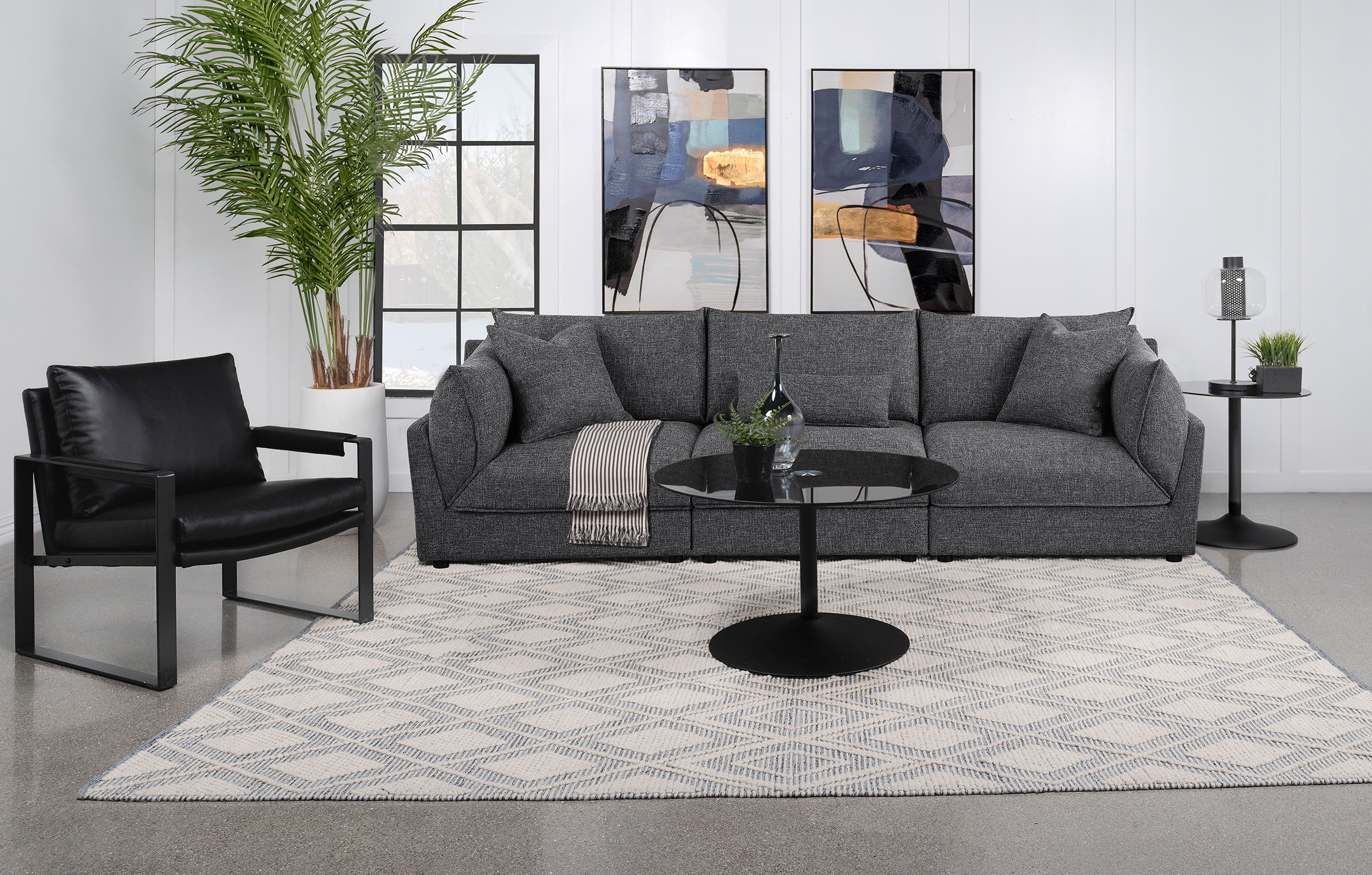 Sasha 3-Piece Sofa Barely