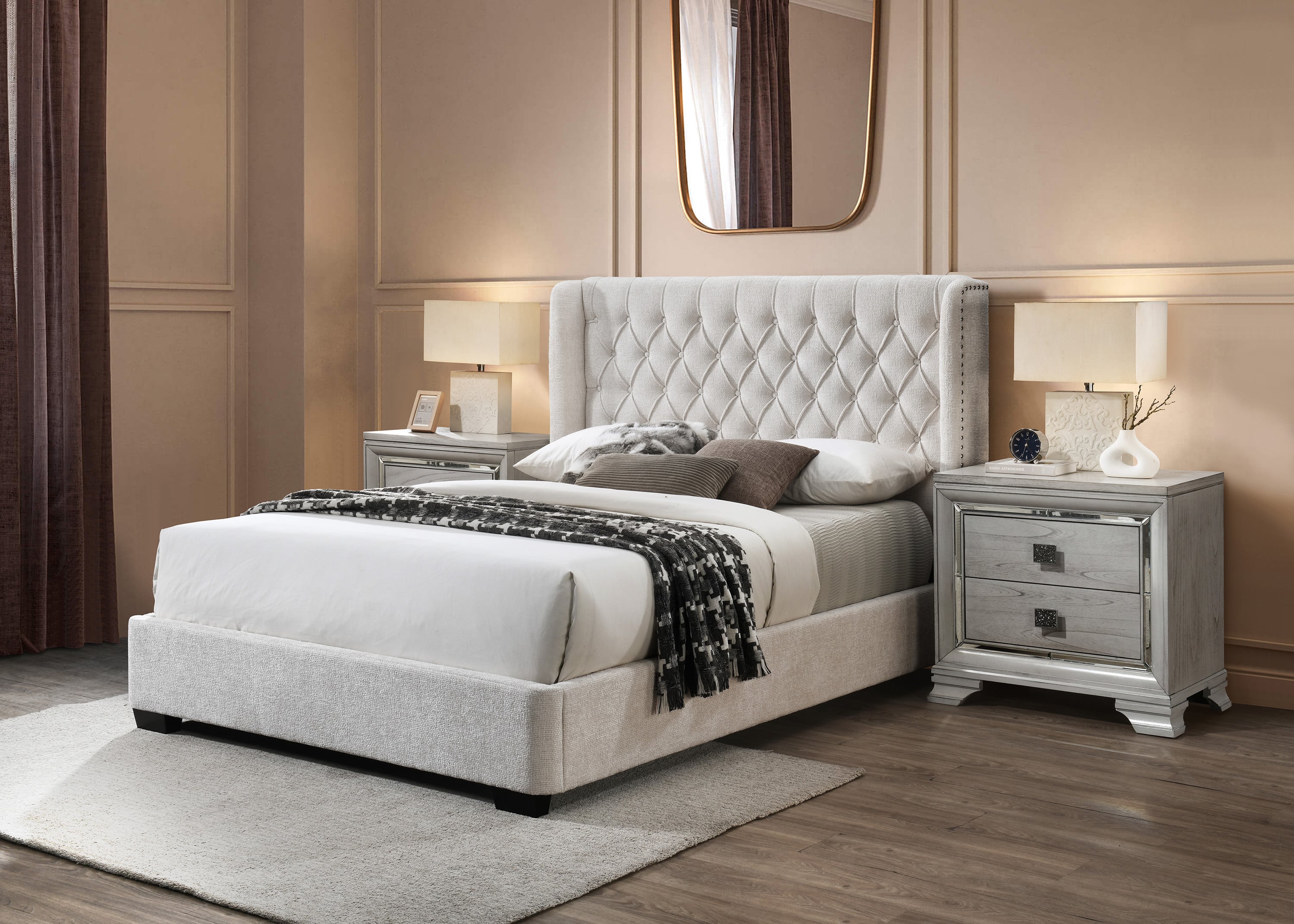 Queen Upholstered Bed