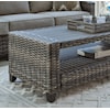 Ashley Signature Design Oasis Court Outdoor Sofa/Chairs/Table Set (Set of 4)