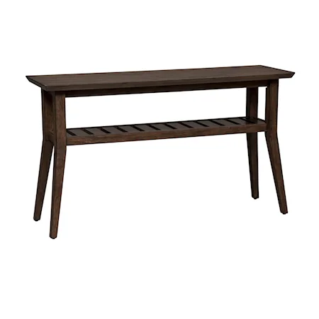 Contemporary Sofa Table with Shelf