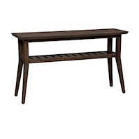 Contemporary Sofa Table with Shelf