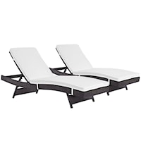 Chaise Outdoor Patio Set of 2