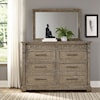 Liberty Furniture Town & Country Dresser & Mirror