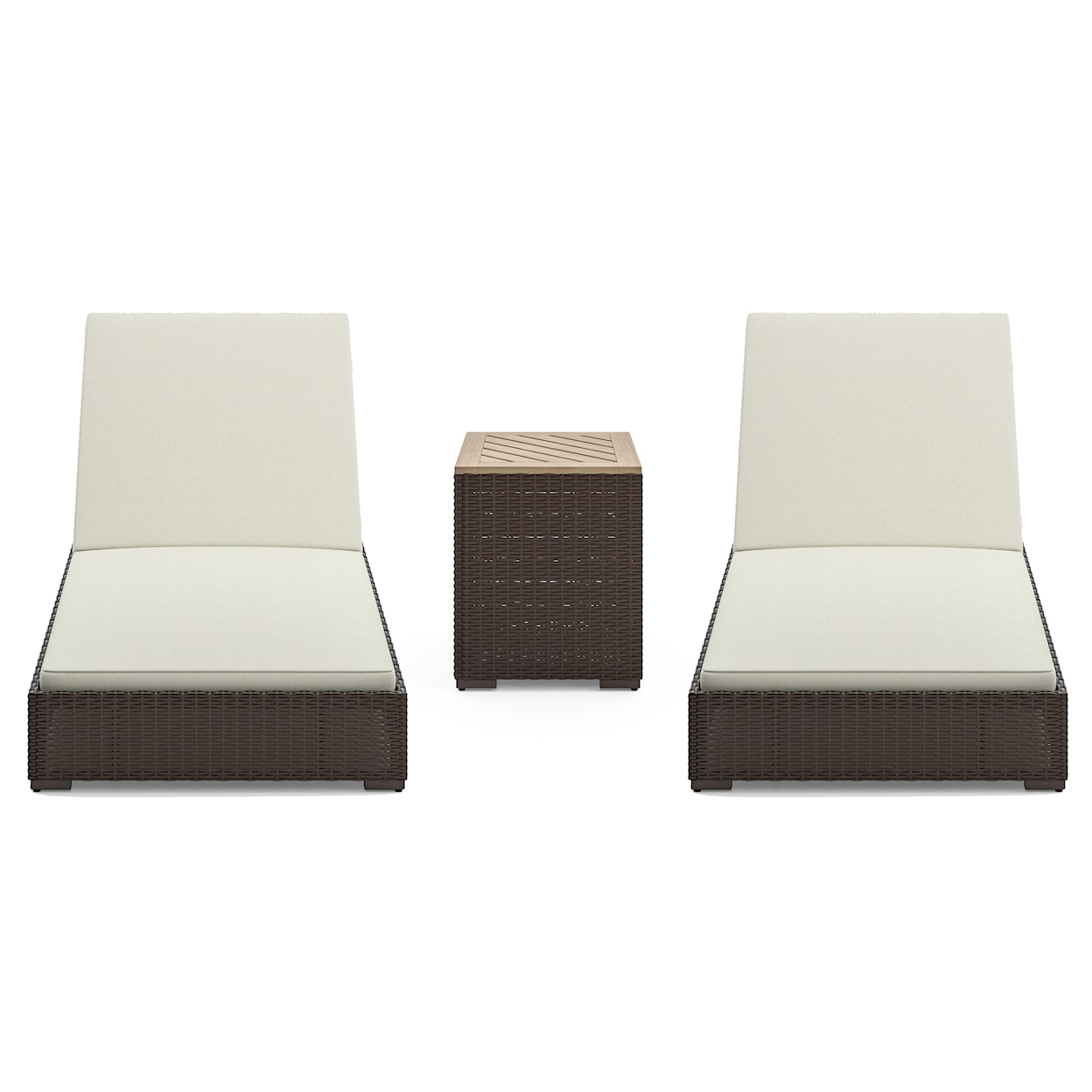 homestyles Palm Springs Outdoor Chaise Lounge Set