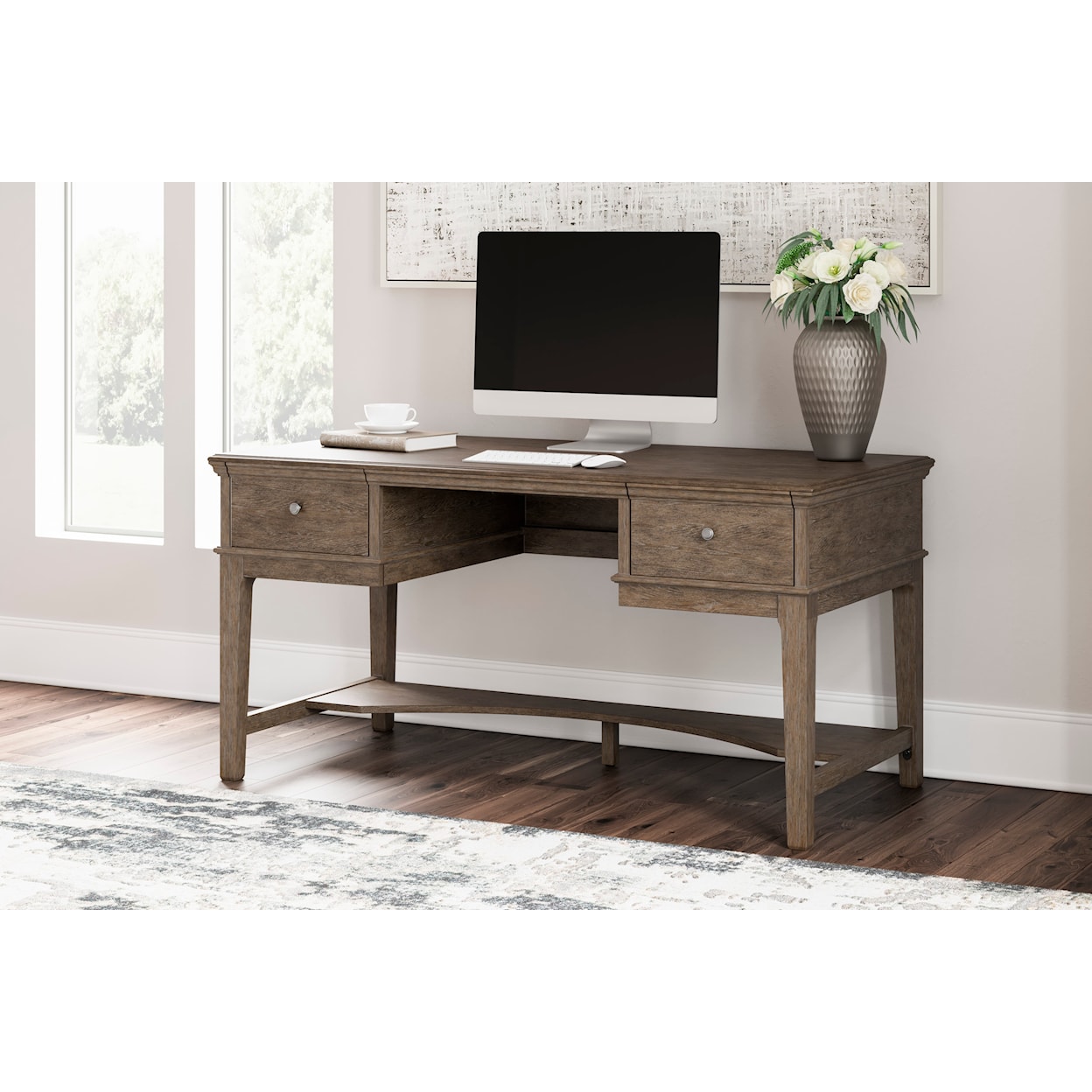 Michael Alan Select Janismore Home Office Storage Leg Desk