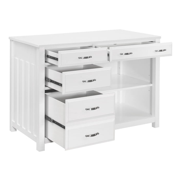 Homelegance Blanche 4-Drawer Credenza