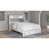 Signature Design by Ashley Altyra Queen Storage Bed with Uph Bookcase Hdbd