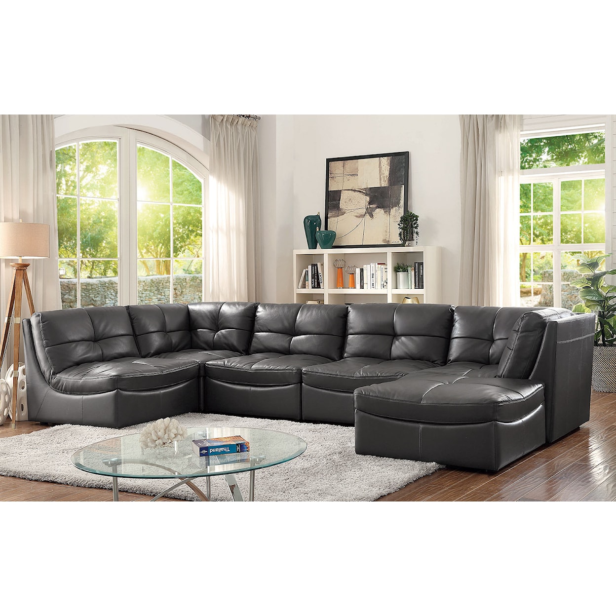 FUSA Libbie 6 Pc. Modular Seating Set