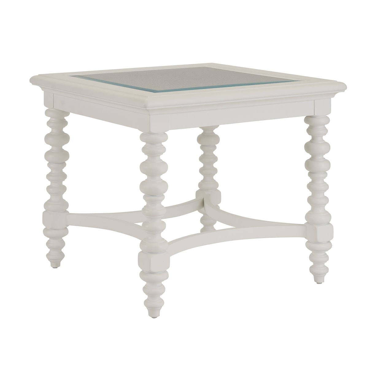 Barclay Butera Villa Blanca Cyprus Square End Table