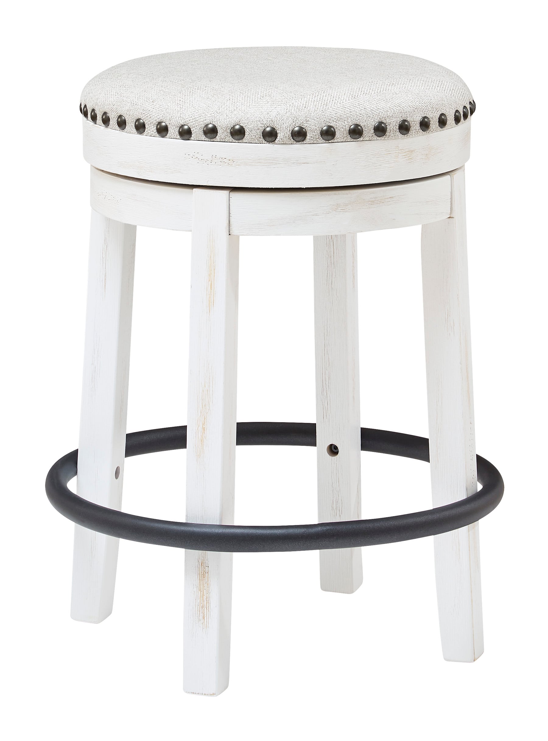 ashley bar stools white