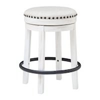 Backless Swivel Counter Height Stool