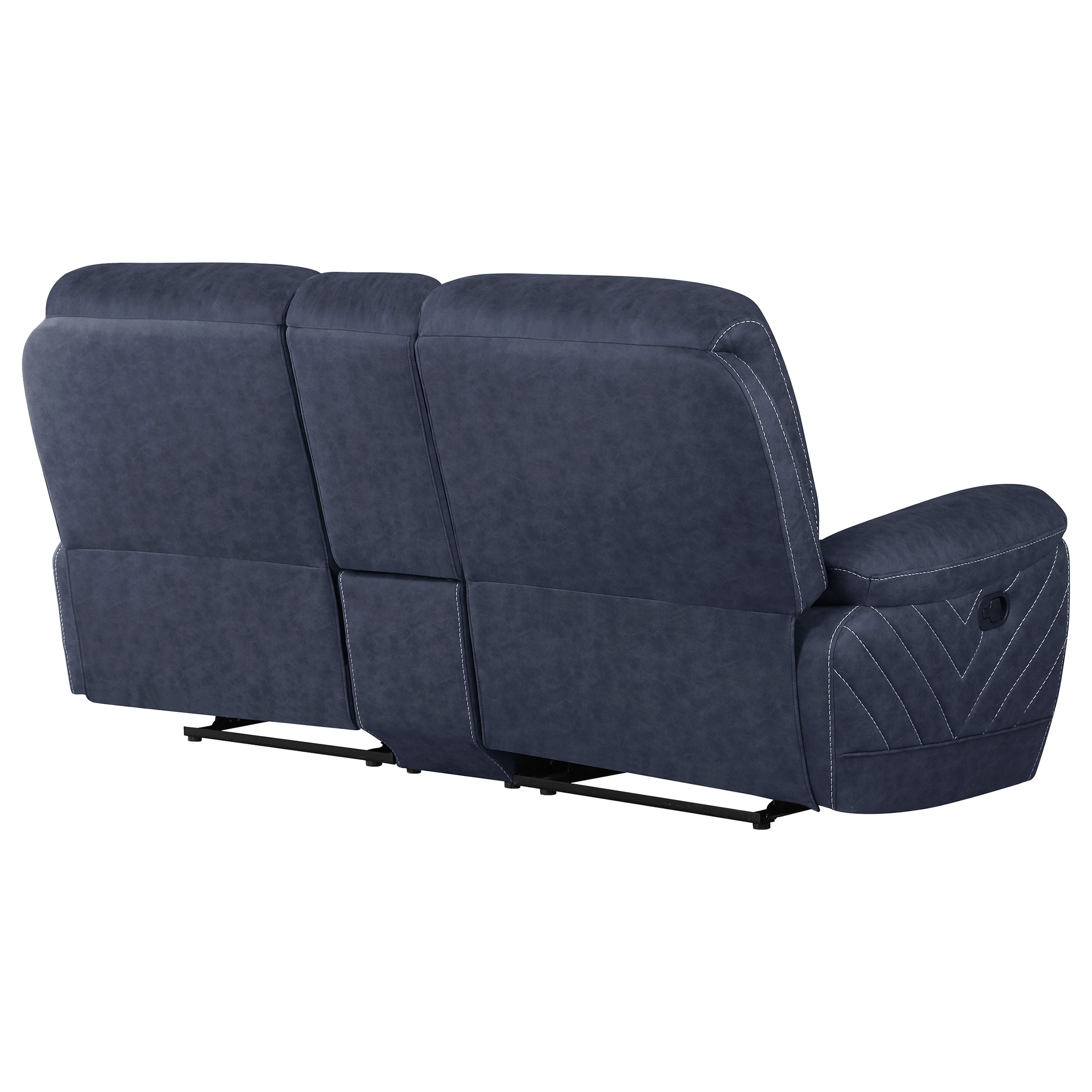 Coaster Variel Variel Tufted Motion Loveseat w/ Console