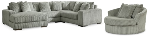 4-Piece Sectional With Chair
