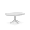 Canadel Gourmet Customizable Round Pedestal Table with Leaf