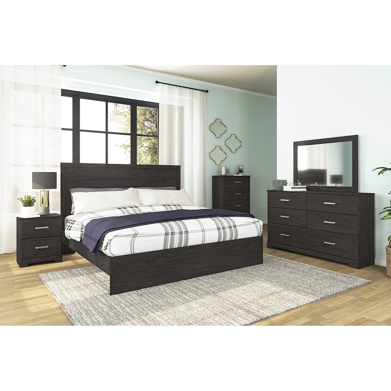 Michael Alan Select Belachime King Panel Bed