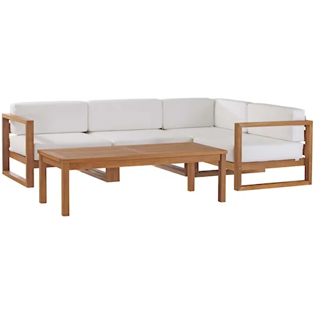 Outdoor 5-Piece Sectional Sofa Set