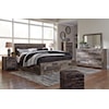 JB King RIGEL King Panel Bed with 4 Storage Drawers