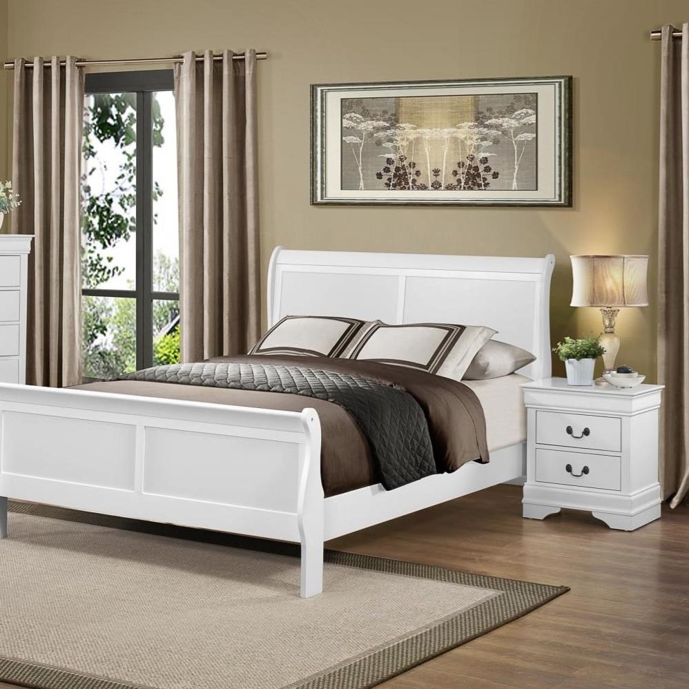 Homelegance Mayville 2-Drawer Nightstand