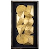 Ashley Furniture Signature Design Wall Art Grantton Antique Gray/Gold Finish Wall Decor