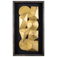 Grantton Antique Gray/Gold Finish Wall Decor