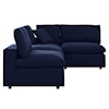 Modway Commix Outdoor 4-Piece Sectional Sofa