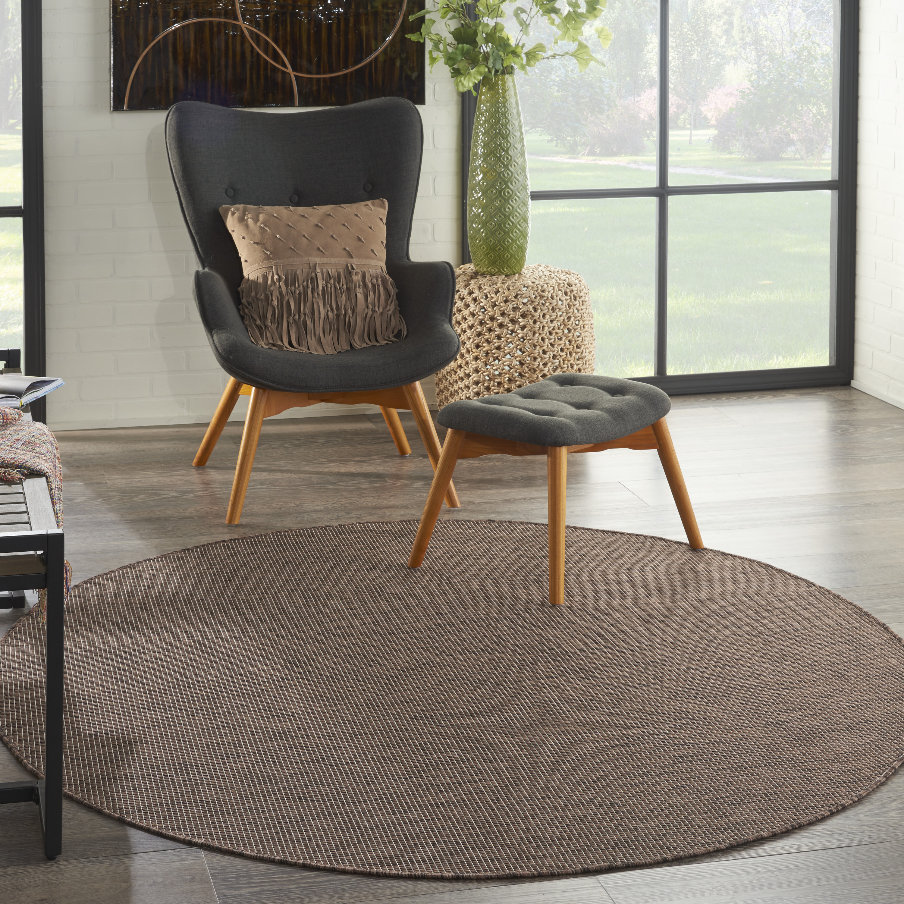 Nourison Positano 6' Round  Rug