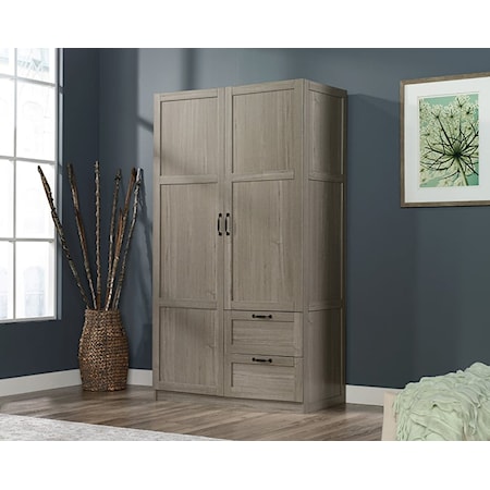 Transitional 2-Door Storage Cabinet