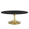 Modway Lippa 42" Oval Coffee Table