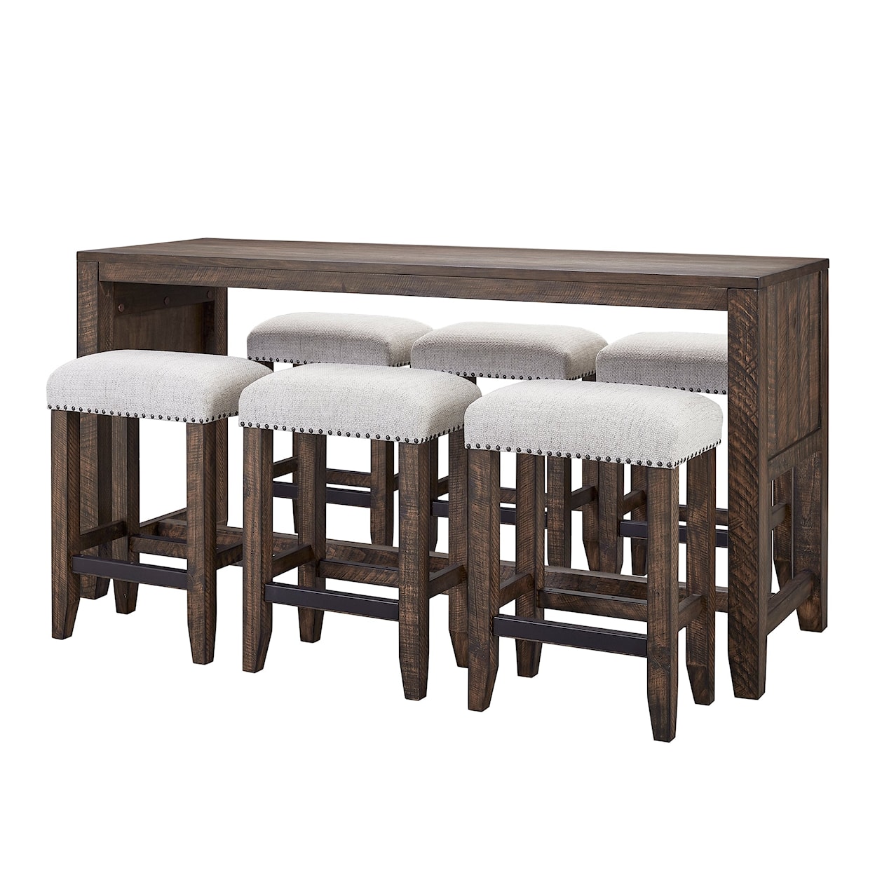 Parker House  Console Table with Stools