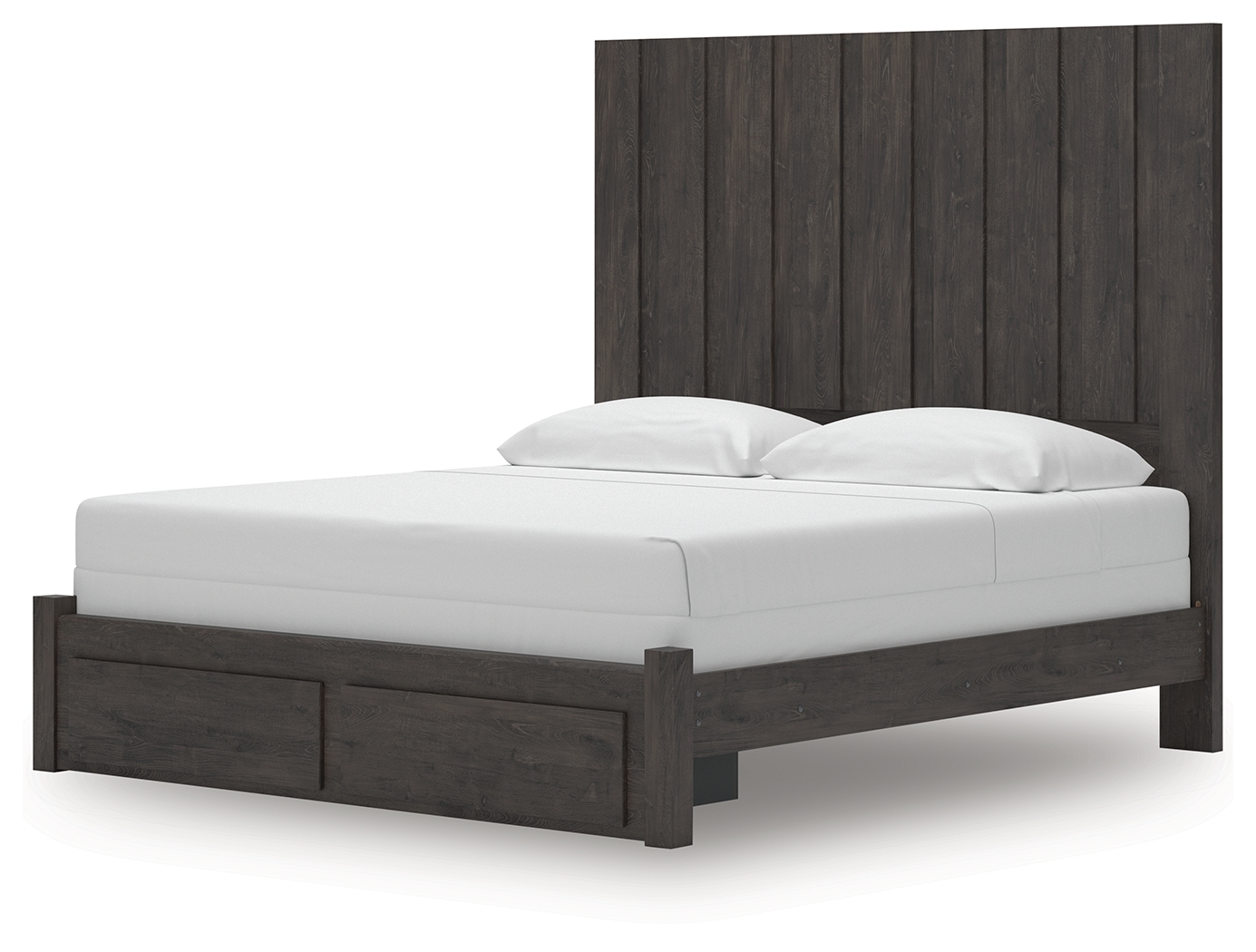 King Panel Storage Bed