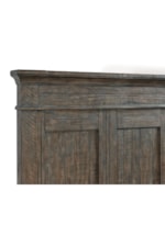 Riverside Furniture Bradford Rustic Traditional King Panel Bed