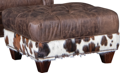 Leather Ottoman