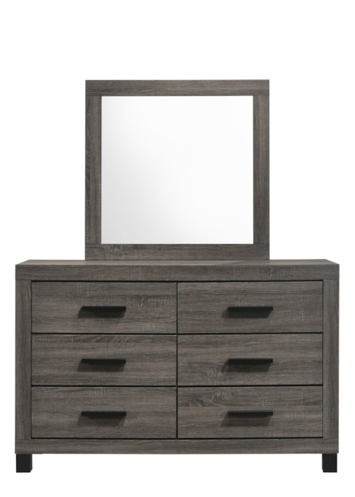 Contemporary 6-Drawer Dresser