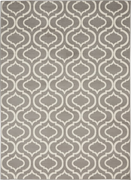 4' x 6' Grey Rectangle Rug