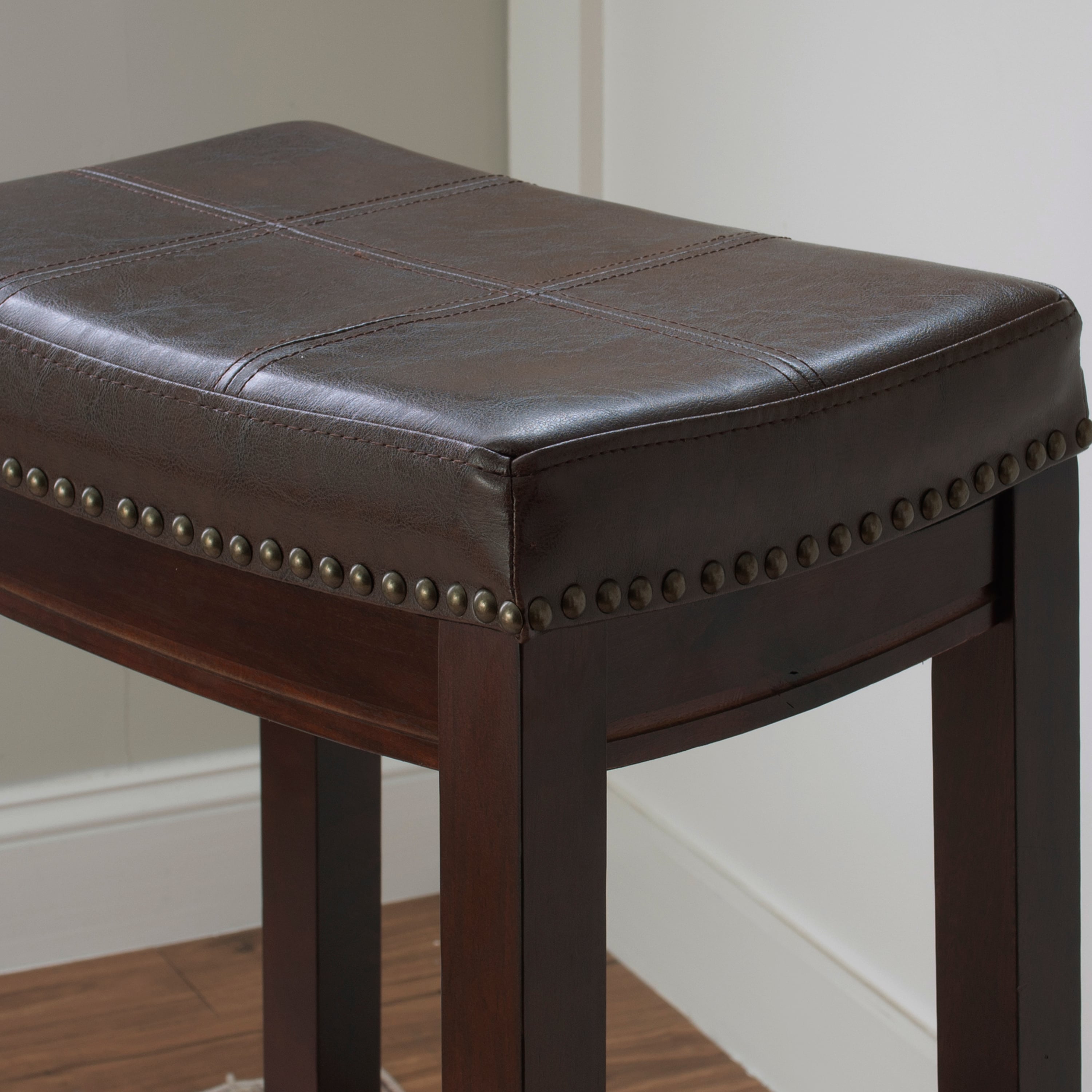 Linon Claridge Upholstered Bar Stool