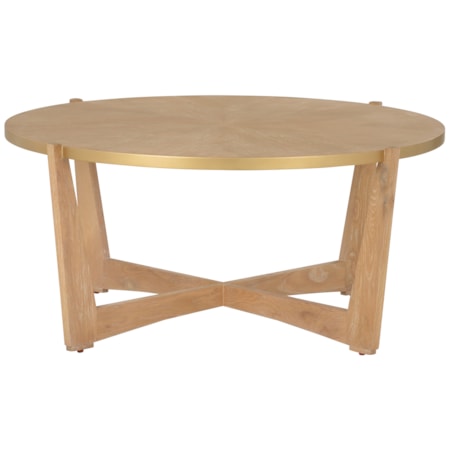 Ardoise Cocktail Table - Cerused Oak