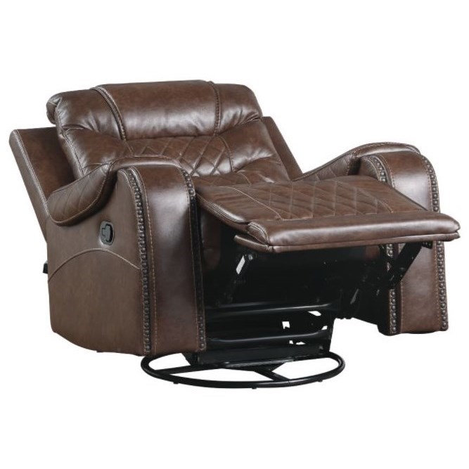Homelegance Putnam Swivel Glider Reclining Chair
