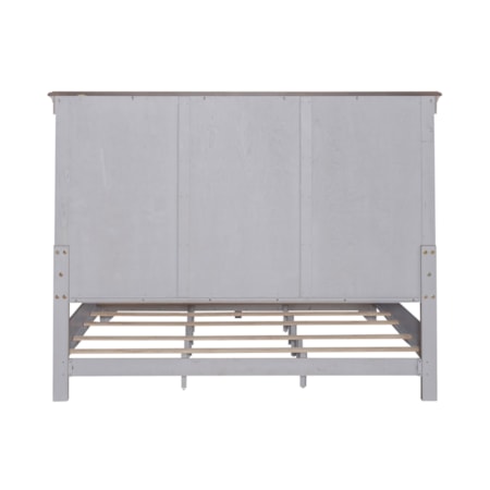 King Storage Bed