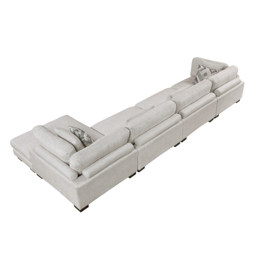 Homelegance Tinley 4-Piece Sectional Sofa with Chaise