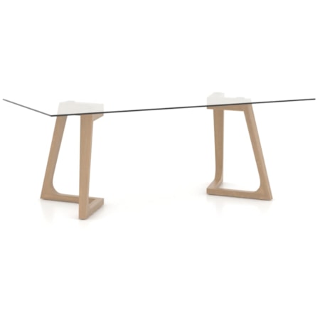 Glass Top Dining Table