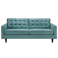 Empress Contemporary Upholstered Tufted Sofa - Laguna