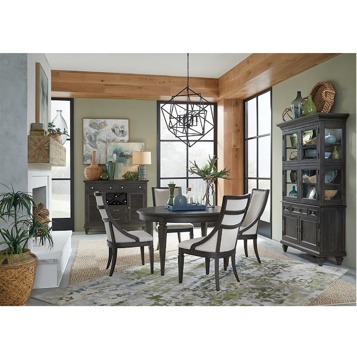 Belfort Select Solage Upholstered Dining Arm Chair 