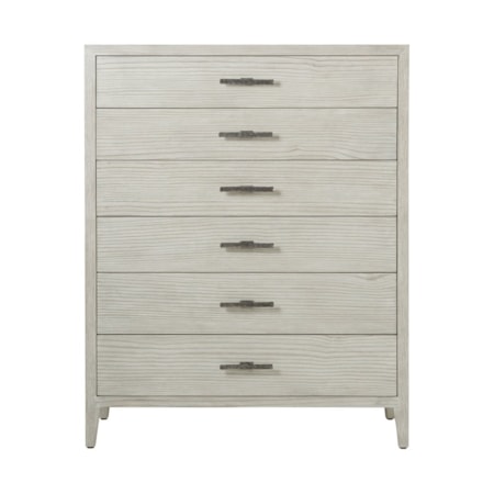 6-Drawer Tall Bedroom Chest