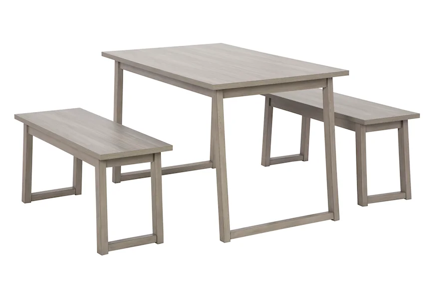 Loratti Dining Table and Benches (Set of 3) by Signature Design by Ashley at Furniture Fair - North Carolina